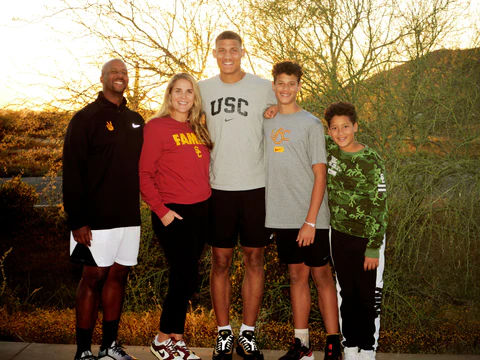 Robinson Biography includes his Family Images as well